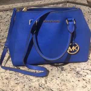Michael Kors electric blue purse